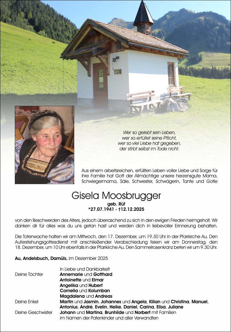 Gisela Moosbrugger